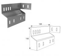 Пластина соединительная концевого кронштейна с угловой стойкой, DH24623