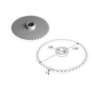 Звездочка для вала 1.25" в сборе, DH25119