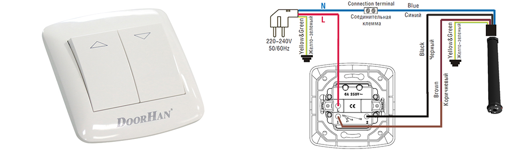 Рольставни doorhan схема подключения